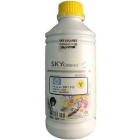 تصویر جوهر پلاتر اچ پی اسکای رنگ زرد SKY HP 500 510 800 