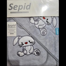 تصویر سرویس حوله نوزاد ۴ تکه سایز ۹۰ در ۹۰ 