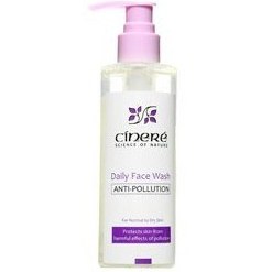 تصویر ژل شستشوی صورت سینره ضد آلودگی هوا پوست معمولی تا خشک 200 میل Cinere Daily Face Wash For Normal To Dry Skin 200 ml