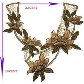 تصویر پنل لباس مدل یقه کد Y7005 