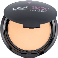 تصویر پنکک فشرده بادوام وزن 15 گرم لئا 402 Lea Compact Powder 15 g