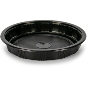 تصویر ظرف یکبار مصرف سالاد و سس کاپ مثلثی کد FT-100 