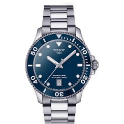 تصویر ساعت مچی مردانه تیسوت مدل T1204101104100 با بند استیل ضد زنگ 