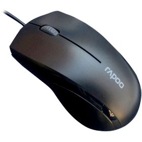 تصویر ماوس سیم دار سایلنت رپو مدل N1600 Silent ا Rapoo N1600 Silent - Optical Wired SILENT Mouse Rapoo N1600 Silent - Optical Wired SILENT Mouse
