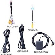 تصویر پک سیم کشی سیم کارتی مانیتور اندروید خودرو CAR MULTIMEDIA CABLE PACK