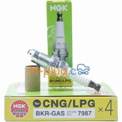 تصویر شمع تک پلاتین ان جی کا NGK – BK-GAS- 7987 