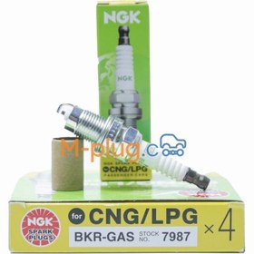 تصویر شمع تک پلاتین ان جی کا NGK – BK-GAS- 7987 