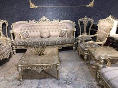 تصویر مبل کلاسیک ۹ نفره مدل خاطره 