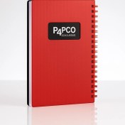 تصویر دفتر یادداشت یک خط متالیک 100 برگ 