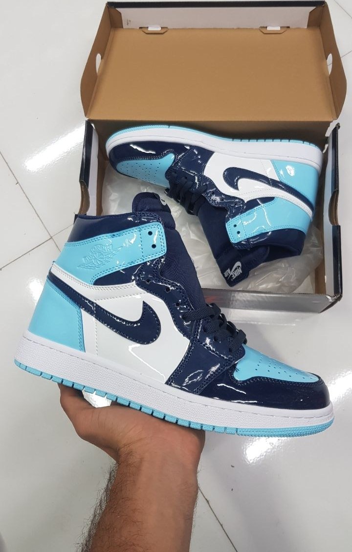 Jordan 1 bleu brillant hot sale