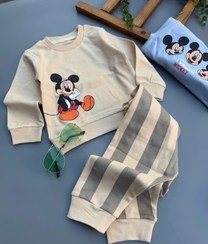 تصویر ست بلوز و شلوار میکی موس 
