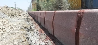 تصویر جدول خیابانی 15*50*50 - تمام رنگی curbstone 50*50*15