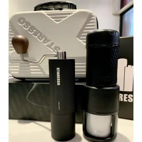 تصویر ست اسپرسوساز دستی و آسیاب قهوه STARESSO SP200 + D6 