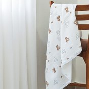 تصویر روانداز موسلین ترک طرحدار 