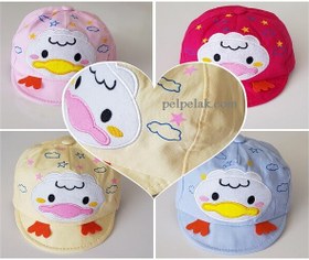 تصویر کلاه نقاب دار طرح اردک نوزادی 