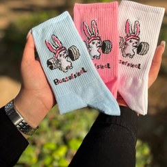 تصویر جوراب ساقدار خرگوش بدنساز 
