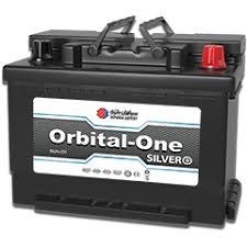 تصویر باتری  74 آمپر اوربیتال وان سیلور ا orbital one silver plus 74ah car battery sepahan orbital one silver plus 74ah car battery sepahan