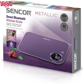 تصویر ترازو آشپزخانه هوشمند سنکور مدلsks7073 Smart Bluetooth Kitchen Scale SKS 7073 Sencor