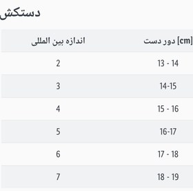 تصویر دستکش اسکی دخترانه - مناسب قد 110/116(4_6سال) 