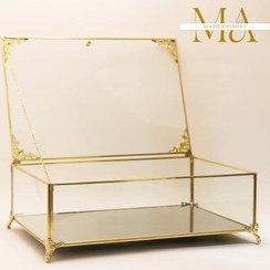 تصویر باکس کاپ کیک شیشه ای 6تایی 