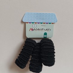 تصویر کش مو زنانه مخملی بسته 3 عددی 