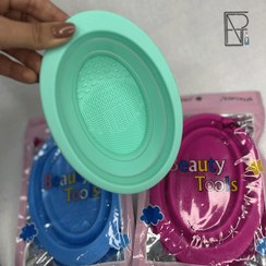 تصویر وان شستشو سیلیکونی براش و پد آرایشی 