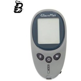 تصویر دستگاه تست قند خون گلوکو پلاس + 25 عدد سوزن هدیه ا Gluco plus glucometer Gluco plus glucometer