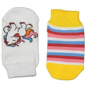 تصویر جوراب دخترانه پاآرا مدل 6-7-702 ا Pa-ara 702-7-6 Socks for Girls Pa-ara 702-7-6 Socks for Girls