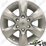 تصویر رینگ تویوتا پرادو 17 اینچی رنگ سیلور 