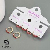 تصویر گوشواره ضد حساسیت و رنگ ثابت برند ژوپینگ XUPING