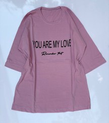 تصویر تیشرت زنانه لانگ 