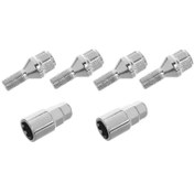 تصویر پیچ چرخ و رینگ ضد سرقت خودرو چیکال مدل P-342 مناسب برای رنو ساندرو مجموعه 6 عددی 