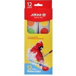 تصویر آبرنگ 12 رنگ آریا مدل 5005 
