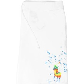 تصویر Ralph Lauren Pony Splatter Paint Shorts | Alpide Store 