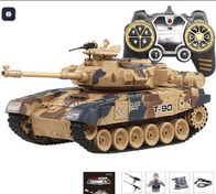 تصویر تانک کنترلی ارتشی تیر پرتابی شارژی دودزا مدل 7892 همراه با چرخش360 