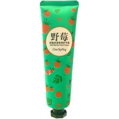 تصویر کرم تیوپی مرطوب کننده دست عصاره توت وحشی وان اسپرینگ وزن 30 گرم one spring one spring WILD BERRIES HAND CREAM