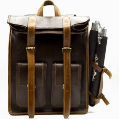 تصویر کوله پشتی چرم تریپ 