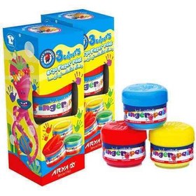 تصویر رنگ انگشتی3رنگ آریا 7004*36عدد* 