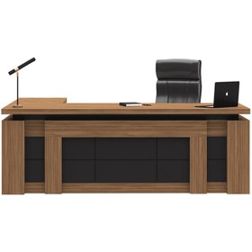 تصویر میز مدیریت مدرن ام دی اف مدل آژند 