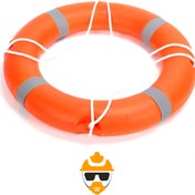 تصویر حلقه نجات غرق شدن شبرنگ لوله زنبوری تاییدیه سالاس دریایی 