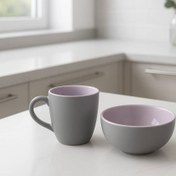 تصویر ست کاسه و لیوان وارداتی keramika 