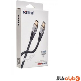 تصویر کابل دوسر تایپ سی 5 آمپر نیتو NITU مدل NC303 NITU NC303 type C cable