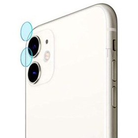 تصویر محافظ لنز دوربین مدل LTP مناسب برای گوشی موبایل اپل Iphone 11 - بی رنگ شفاف 