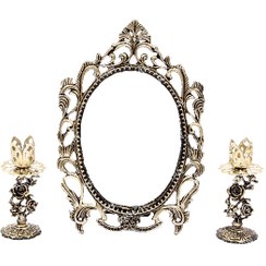 تصویر آینه و شمعدان رز کد ۷۲۹ 