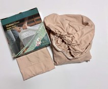 تصویر روبالشی و روتشکی تمام کش مادام کوکو یک نفره سایز 90x200 دونفره سایز 180x200 - یک نفره 90x200 / کرم 