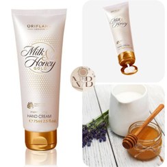 تصویر کرم دست شیر و عسل اوریفلیم ا Milk& Honey moisturising hand cream Milk& Honey moisturising hand cream