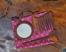 تصویر نیم ست چوبی دم وال Half set of wooden whale tails