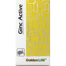 تصویر قرص جینک اکتیو گلدن لایف 30 عددی ا Golden Life Ginc Active 30 Capsules Golden Life Ginc Active 30 Capsules