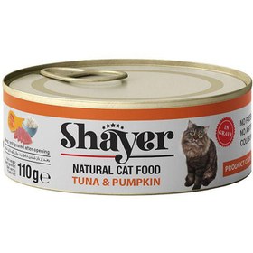 تصویر کنسرو گربه‌ شایر طعم مرغ و هویج (ارگانیک) 110 گرم Shayer Chicken & Carrot Cat Food 110g