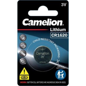 تصویر باتری سکه ای Camelion Lithium CR1620 بسته ۱۰ عددی ا Camelion CR1620 Battery Pcs 10 Camelion CR1620 Battery Pcs 10